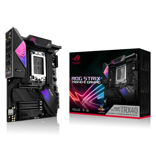 asus-rog-strix-trx40-e-motherboard Asus Rog Strix TRX40-E Gaming AMD Ryzen Threadripper Motherboard