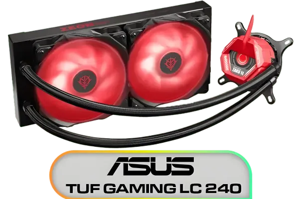 asus-tuf-gaming-lc-240-rgb-zaku-ii-liquid-cpu-cooler ASUS TUF Gaming LC 240 RGB Zaku II Limited Edition AIO Liquid CPU Cooler