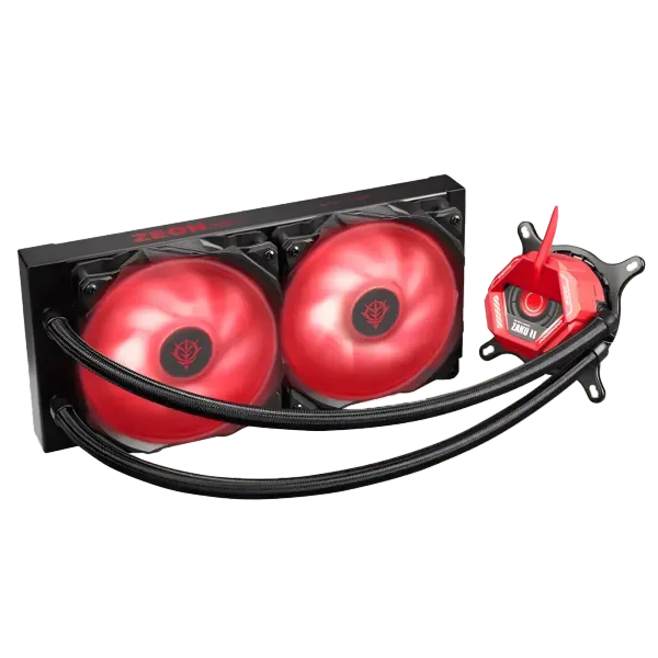 asus-tuf-gaming-lc-240-rgb-zaku-ii-liquid-cpu-cooler1 ASUS TUF Gaming LC 240 RGB Zaku II Limited Edition AIO Liquid CPU Cooler