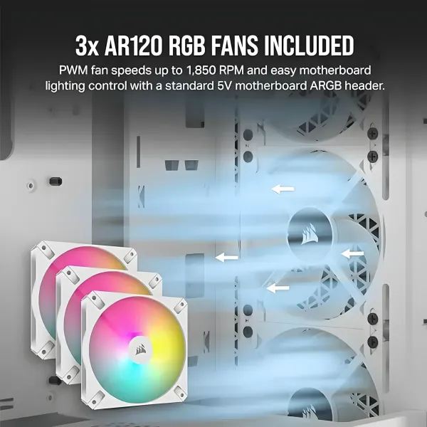 CORSAIR 3000D RGB AIRFLOW Mid-Tower ATX PC Case