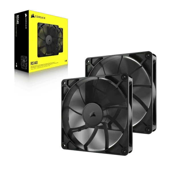 corsair-rs140-140mm-pwm-fans-dual-pack4 Corsair RS140 140mm PWM Case Fans 2 Pack