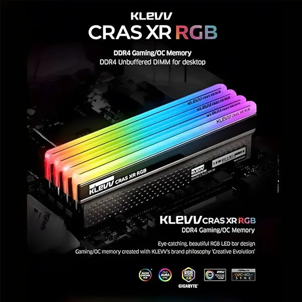 klevv-cras-xr-rgb-16gb-3600mhz-ddr4-memory-kit6 KLEVV CRAS XR RGB 16GB (8GB x 2) 3600MHz DDR4 Desktop Memory Kit