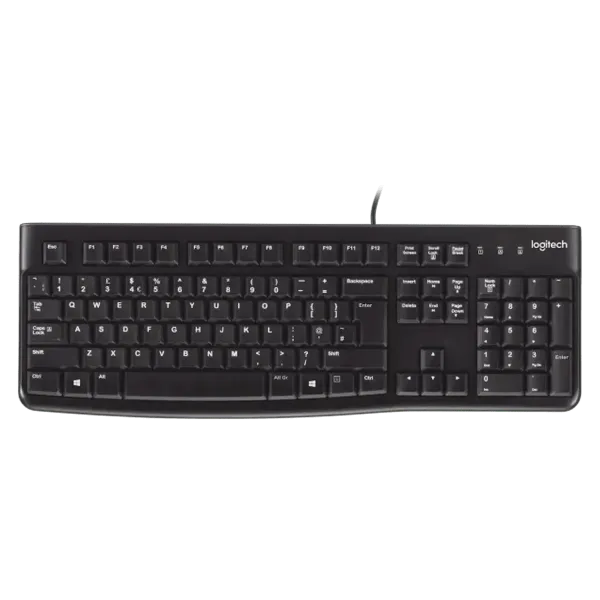 Logitech K120 Wired Keyboard Black