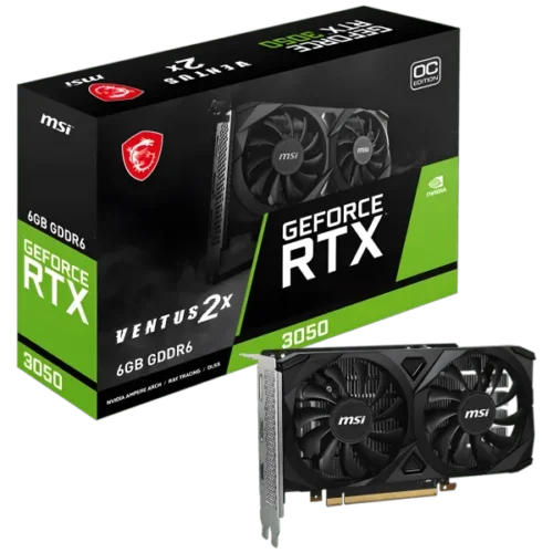 MSI GeForce RTX 3050 | 6GB GDDR6 | Ventus 2X OC