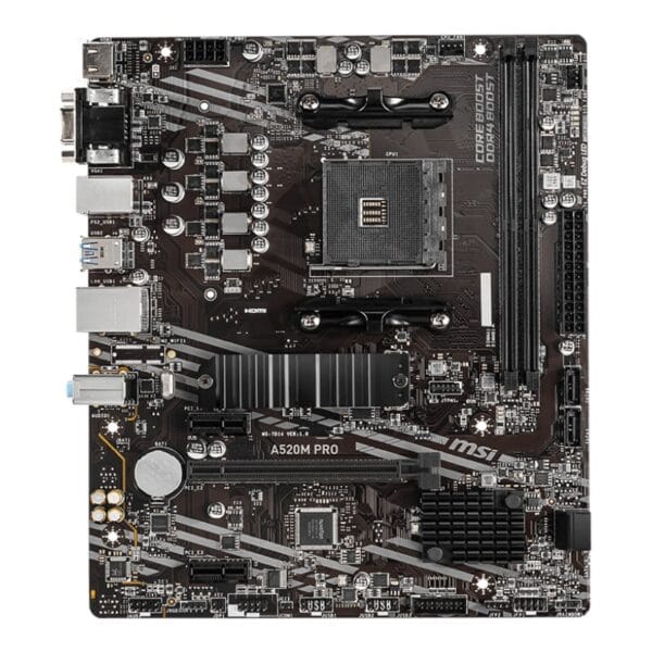 A520M-PRO_wr_02 MSI A520M-PRO AMD AM4 MATX Gaming Motherboard