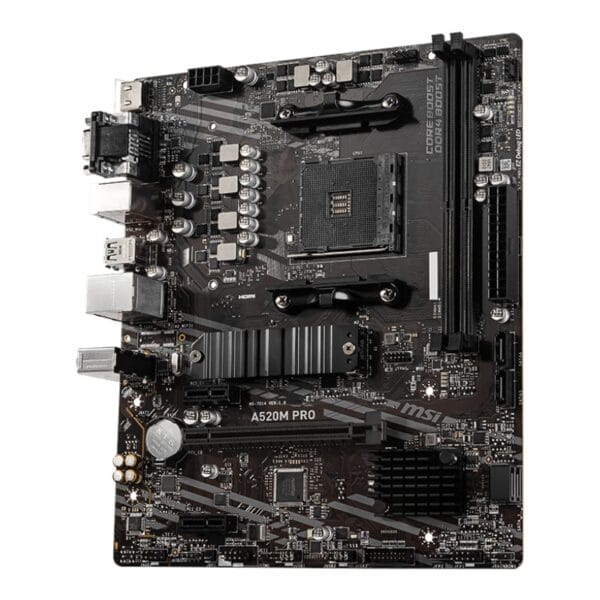A520M-PRO_wr_03 MSI A520M-PRO AMD AM4 MATX Gaming Motherboard