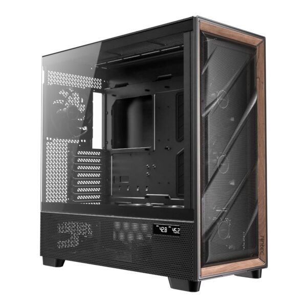 Antec_FLUX-PRO_wr_01a Antec FLUX PRO E-ATX Full Tower Gaming Chassis – Black