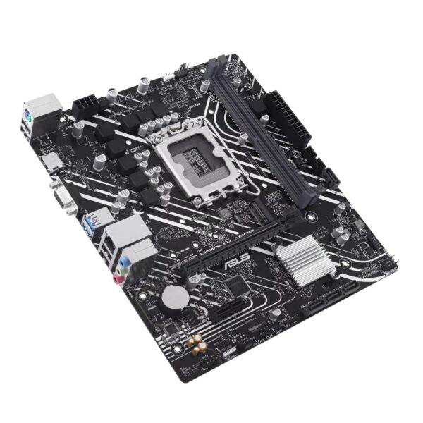 ASUS PRIME H610M-K ARGB LGA1700 M-ATX Motherboard | DDR5 Support | PCIe 4.0 | Aura Sync