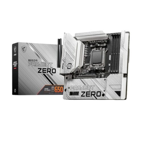 MSI B650M PROJECT ZERO WiFi AM5 Motherboard