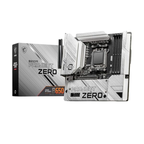 B650M-WR-01 MSI B650M PROJECT ZERO WiFi AM5 Motherboard