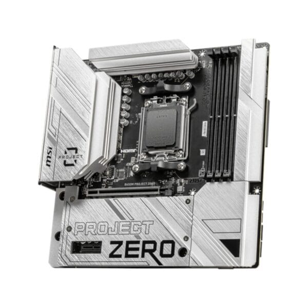 B650M-WR-04 MSI B650M PROJECT ZERO WiFi AM5 Motherboard