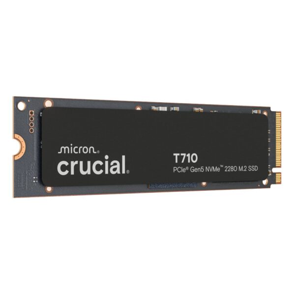 CT4000T710SSD8_Crucial-T710-4TB-M.2-NVMe-Gen5-NAND-SSD-Black_wr_04a Crucial T710 4TB M.2 NVMe Gen5 NAND SSD