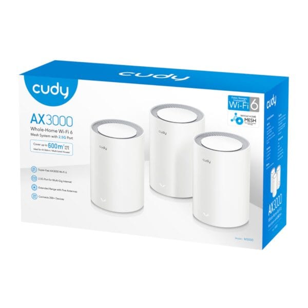Cudy AX3000 Wi-Fi 6 Mesh Kit 3 Pack
