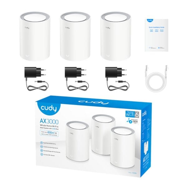 Cudy AX3000 Wi-Fi 6 Mesh Kit 3 Pack