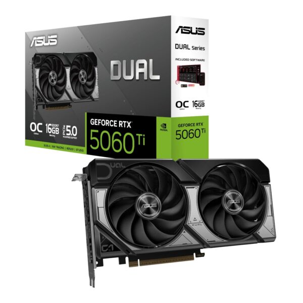 DUAL-RTX5060TI-O16G-WR-01 ASUS PRIME GeForce RTX 5060 Ti 16GB GDDR7 Graphics Card