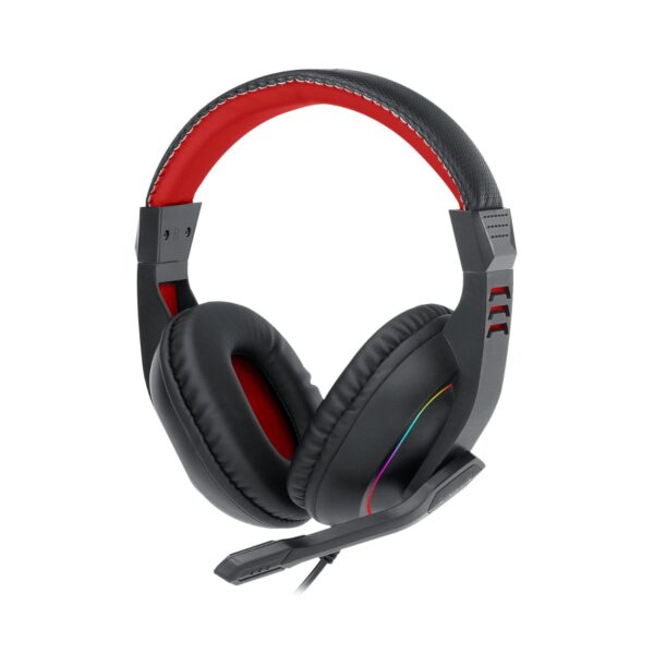 H120-RGB-wr-01 Redragon Over-Ear ARES Aux RGB Gaming Headset - Black