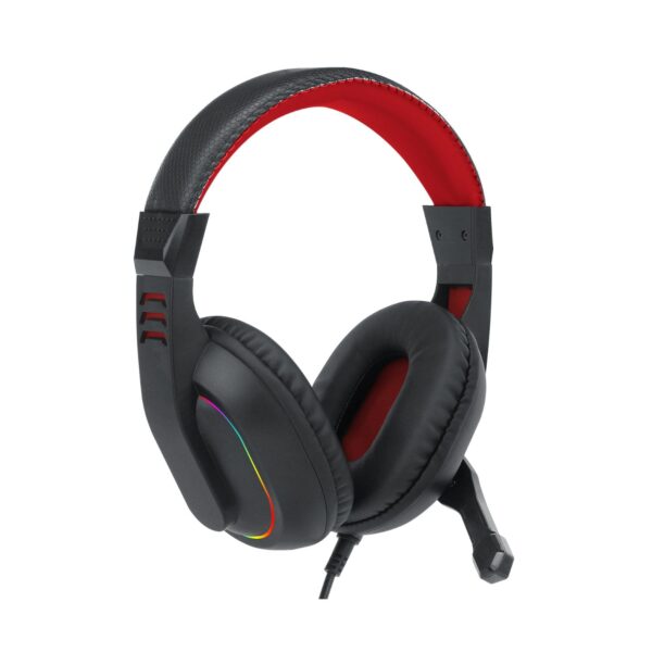 H120-RGB-wr-02 Redragon Over-Ear ARES Aux RGB Gaming Headset - Black
