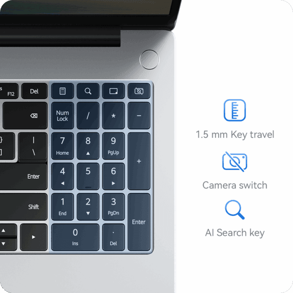 Huawei Matebook D16 13Gen Core i5 1TB SSD 16GB RAM (Non-Backlit) Laptop