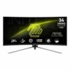 MSI MAG345CQR 34″ Curved Gaming Monitor 3440×1440 (UWQHD) VA 1ms 180Hz