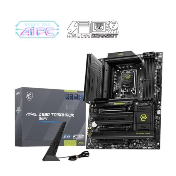 MAGZ890TOMAHAWKWIFI_wr_01 MSI MAG Z890 TOMAHAWK WIFI Intel LGA1851 ATX Gaming Motherboard