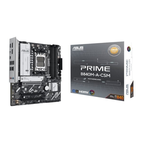 ASUS PRIME B840M-A-CSM | AM5 | B840 Chipset | Micro ATX | DDR5