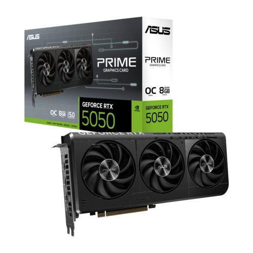 ASUS Nvidia GeForce RTX 5050 Prime OC 8GB GDDR6 Graphics Card