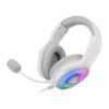 REDRAGON Over-Ear PANDORA USB (Power Only)|Aux (Mic & Headset) RGB Gaming Headset - White