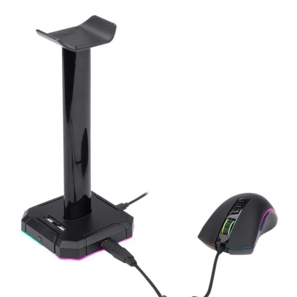 Redragon HA300 Scepter Pro RGB Headset Stand with USB Hub