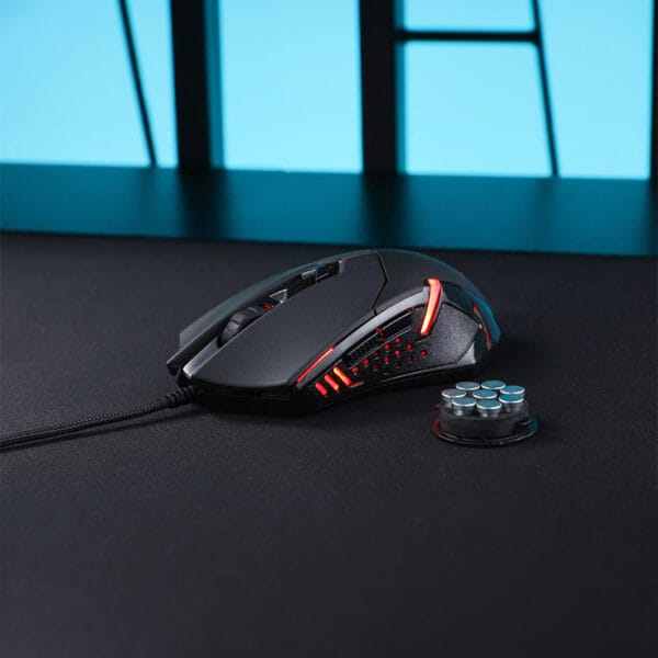 REDRAGON CENTROPHORUS 7200DPI RGB Gaming Mouse Black