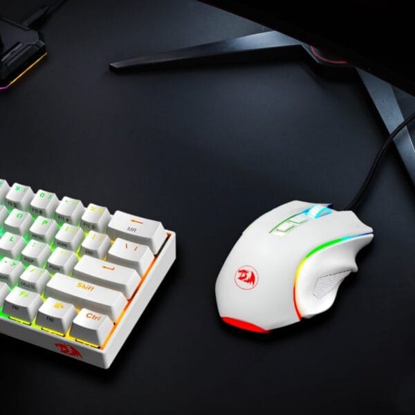 RD-M607W_wr_04 REDRAGON GRIFFIN 7200DPI Gaming Mouse White