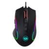 REDRAGON PREDATOR 4000DPI RGB Ergo Gaming Mouse Black