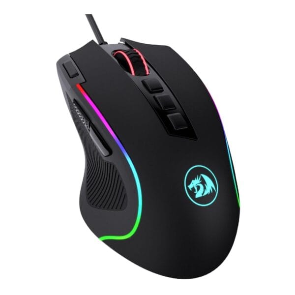REDRAGON PREDATOR 4000DPI RGB Ergo Gaming Mouse Black