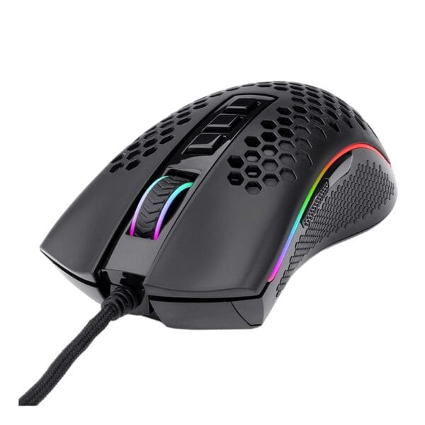 REDRAGON STORM 12400DPI 7 Button Black RGB Backlit Gaming Mouse