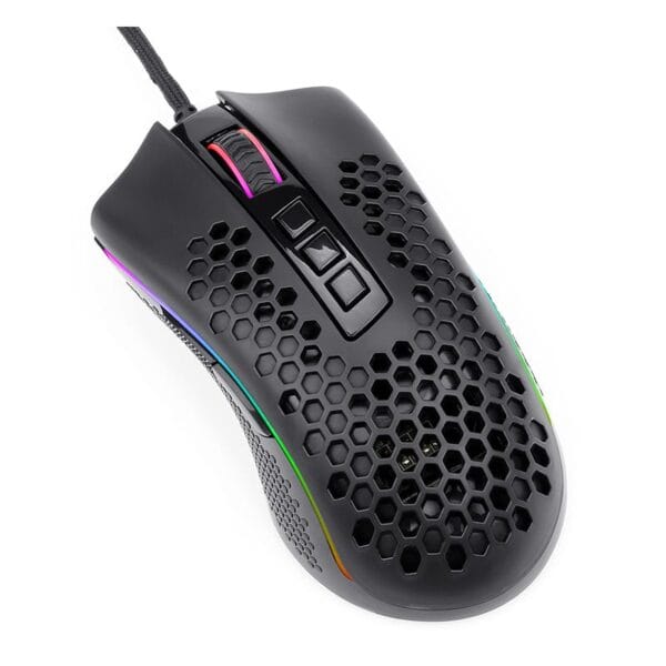 REDRAGON STORM 12400DPI 7 Button Black RGB Backlit Gaming Mouse