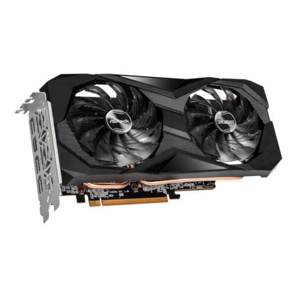 RX7600CHALLENGER8GOC_wr_03 ASRock Radeon RX 7600 Challenger OC 8GB GDDR6 GPU | RDNA 3 | 1080p Gaming (Black Friday)