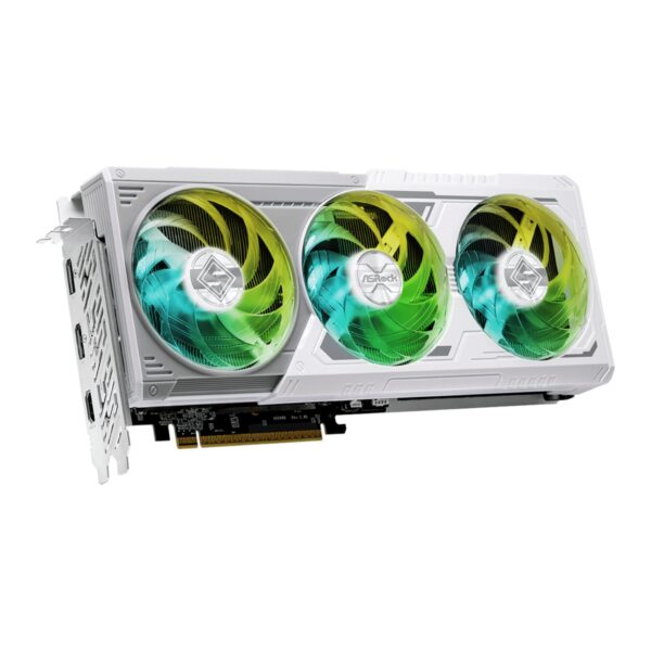 RX9060XTSTEELLEGEND16G_ASRock-AMD-Radeon-RX-9060-XT-Steel-Legend-16GB-OC-Graphics-Card-White_wr_03 ASRock RX 9060 XT Steel Legend 16GB GDDR6 OC GPU | RDNA 4 | 4K Ready | PCIe 5.0 (Black Friday)