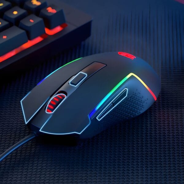 Redragon M616 TRIDENT 10000DPI RGB Gaming Mouse Black