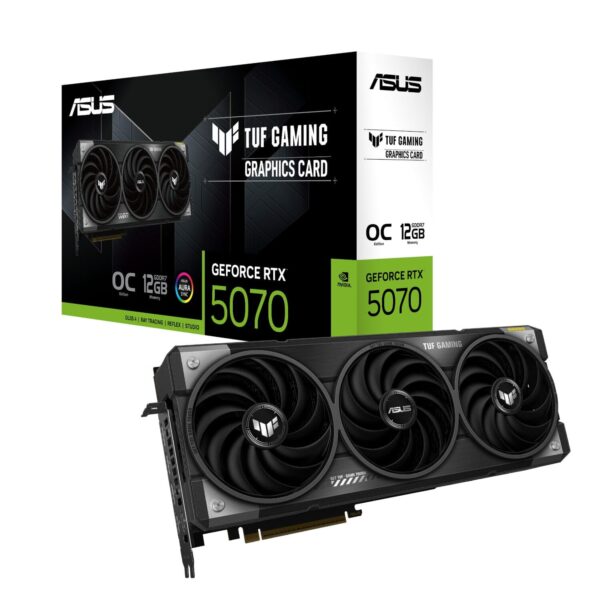 TUF-RTX5070-O12G-GAMING-wr-01 Asus TUF Gaming GeForce RTX 5070 12GB GDDR7 OC Edition