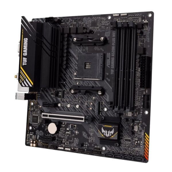 TUFGAMINGA520M-PLUSWIFI_wr_03 ASUS TUF Gaming A520M-PLUS WiFi AM4 M-ATX Gaming Motherboard