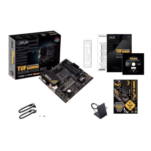 TUFGAMINGA520M-PLUSWIFI_wr_06 ASUS TUF Gaming A520M-PLUS WiFi AM4 M-ATX Gaming Motherboard