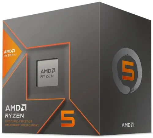 AMD Ryzen 5 8600G APU | 6-Core / 12-Thread 5.0GHz CPU | Integrated Radeon 760M Flagship Graphics | AM5 Platform