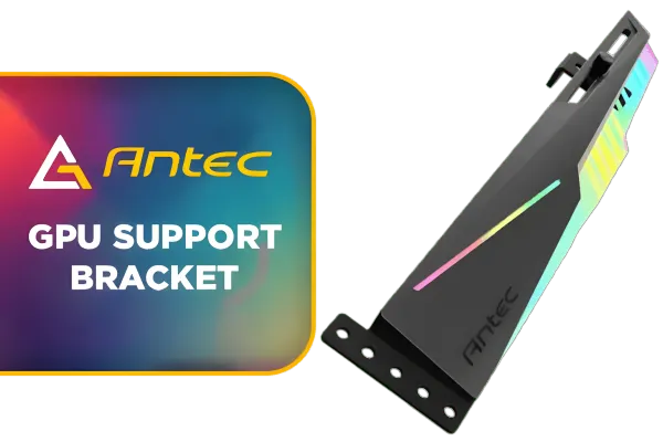 Antec Dagger ARGB GPU Support Bracket Black