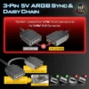 Antec Dagger ARGB GPU Support Bracket Black
