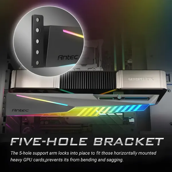 Antec Dagger ARGB GPU Support Bracket Black