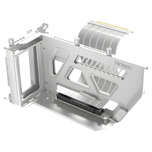 Antec SHIFT ARGB Vertical GPU Bracket with PCIe 4.0 Riser Cable White
