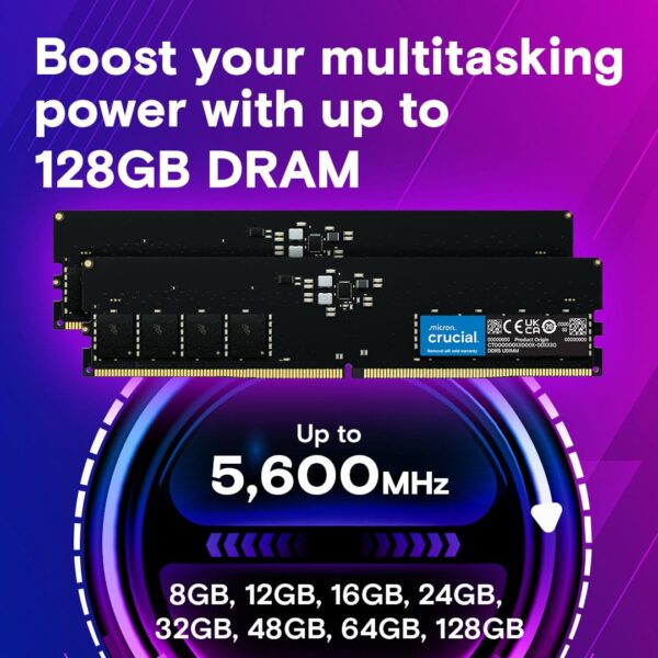 Crucial 32GB 5600Mhz DDR5 Desktop Memory