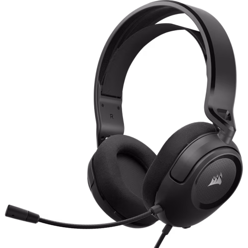 CORSAIR HS35 v2 Carbon Multiplatform Gaming Headset | 3.5mm Universal | Lightweight Comfort