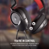 CORSAIR HS35 v2 Carbon Multiplatform Gaming Headset | 3.5mm Universal | Lightweight Comfort