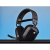 CORSAIR HS80 RGB WIRELESS Carbon Headset | Dolby Atmos Spatial Audio | SLIPSTREAM