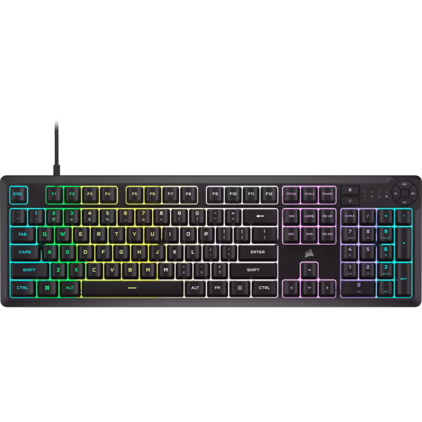 Corsair K55 CORE RGB Wired USB Mechanical QWERTY RGB LED Black